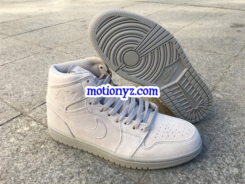 Air Jordan 1 Retro High Grey Suede